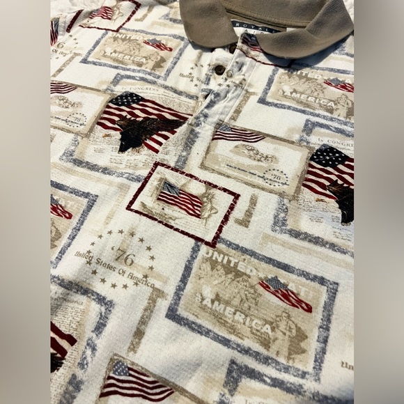 Vintage USA Patriotic Polo - Picture 2 of 5